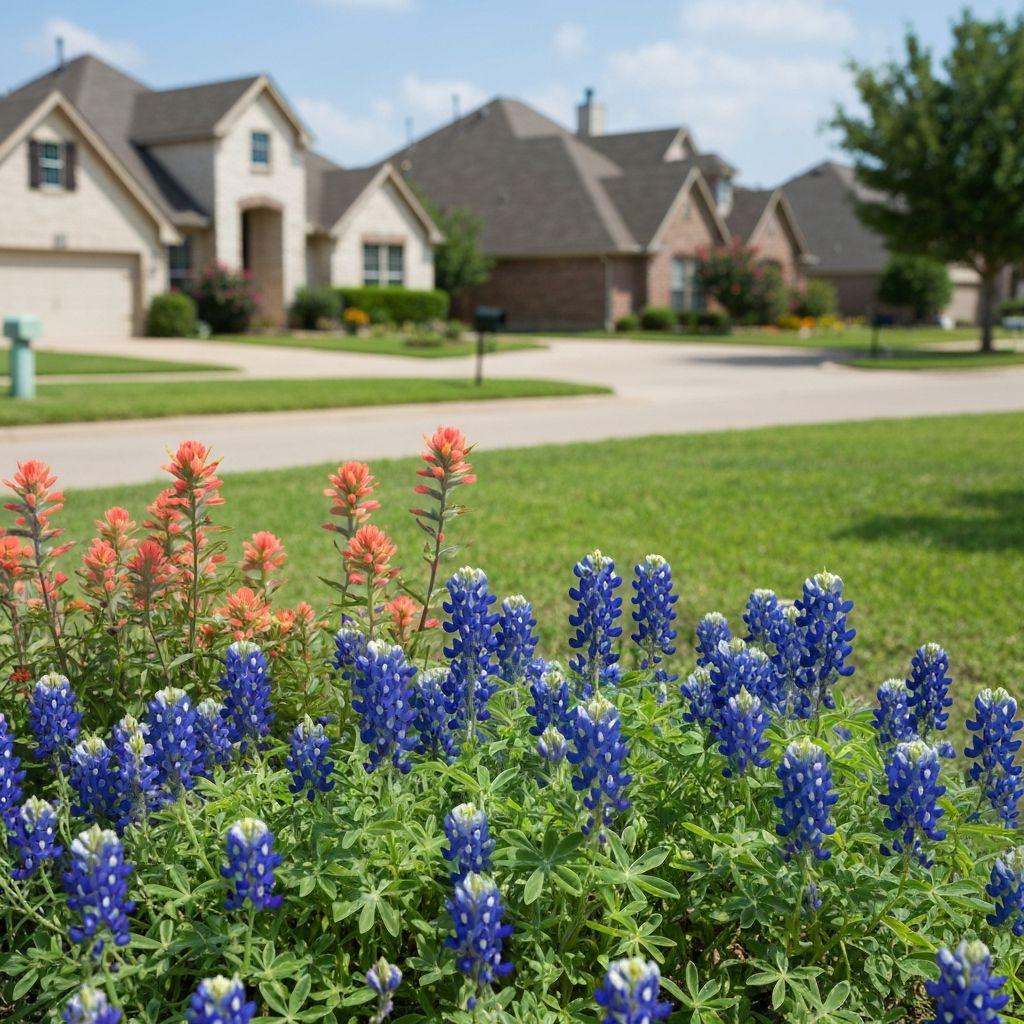 Spring flowers in the neighborhood